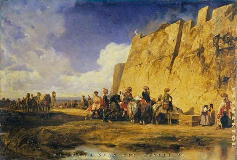 ALEXANDRE GABRIEL DECAMPS (31).jpg - Decamps, Alexandre-Gabriel; The Watering Place; The Wallace Collection; http://www.artuk.org/artworks/the-watering-place-209317